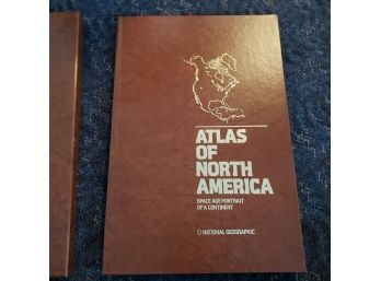 Atlas Of North America In Case (Downstairs)