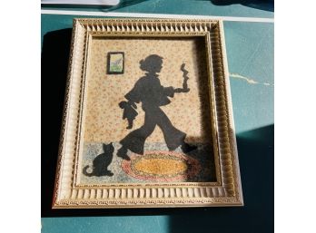 Vintage Framed Silhouette Cutout (Center Zone)