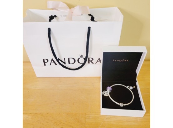Pandora Bracelet With Charms. Never Worn!
