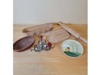 Fun Shapes Rolling Pin, Bamboo Cutting Boards, Baskets And More