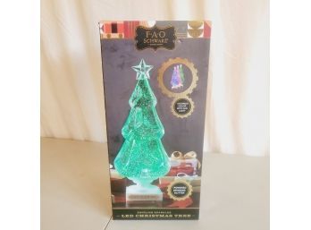 F-A-O Shwarz Swirling Sparkles LED Christmas Tree. New!