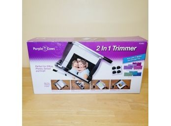 Purple Cow 2 In 1 Trimmer. Still Sealed! New!