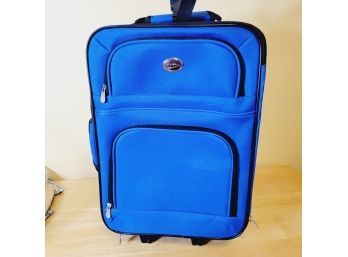 Royal Blue Carry-on Suitcase