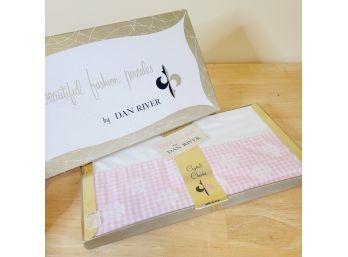 Vintage Dan River Pink Percale Pillowcases. Still Sealed!