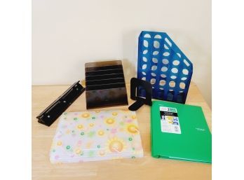 3 Hole Punch, Sorters And Other Office Supplies Lot