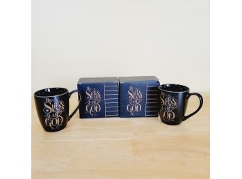 Be Still And Know That I Am God. Set Of 2 Mugs.