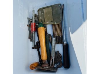 Cooler With An Assortment Of Vintage Tools (Garage)