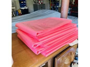 Stack Of Pink Poly ESD Bags 32'x48'