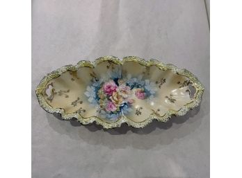Vintage R.s. Prussia Floral Celery Tray