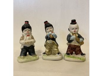 Vintage Chinese Porcelain Hand Painted Figurines