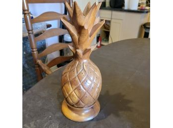 Hand Carved Wooden Pineapple (Kitchen)