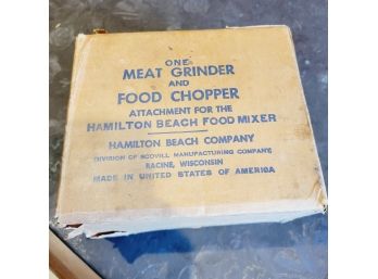 Vintage Hamilton Beach Meat Grinder (Kitchen)