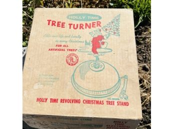 Vintage Holly Time Tree Turner With Box - Works!