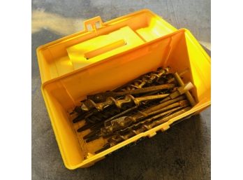 Small Toolbox With Large Assorted Drillbits