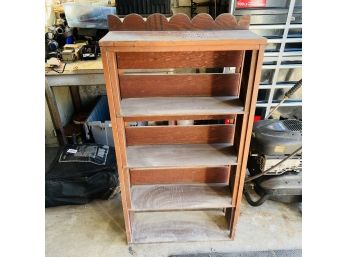 Vintage Wooden Shelf (Garage)