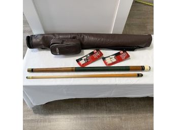 Pool Cue In Carrying Case