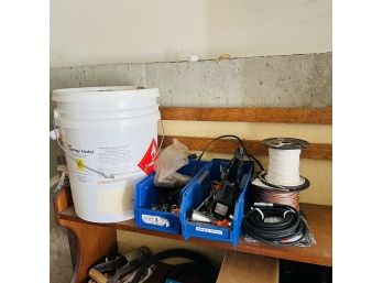 Assorted Electrical Tools And Supplies Lot