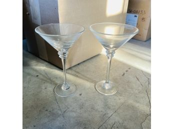 Pair Of Martini Glasses
