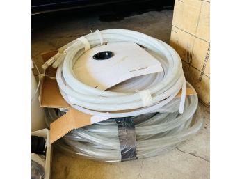 Rolls Of Braided And Non-braided Vinyl Tubing No. 2 - Some Like New!