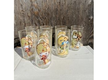 Normal Rockwell Drinking Glasses By The Coca-Cola Company - Set Of 8