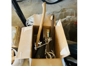 Assorted Saws, Axe Handle, Horseshoes, And More!