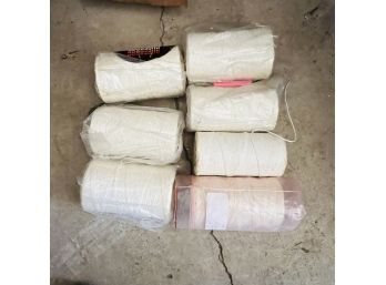 Several Rolls Of Gudebrod White Twine - Like New!
