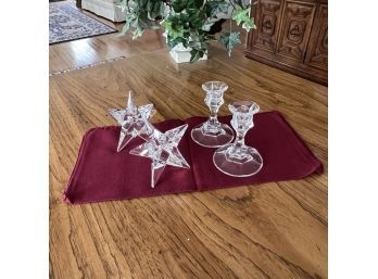 Elegant Candle Holders (Dining Room)