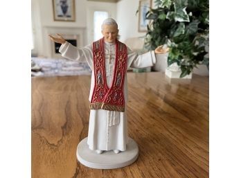 Pope John Paul II Danbury Mint Figure With Certificate Of Authenticity (Dining Room)