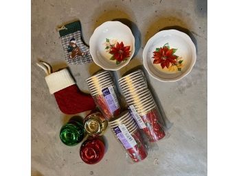 Holiday Bowls, Mini Stockings, Ornament Candle Holders, And More