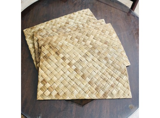 Set Of Four Woven Placemats (Kitchen)