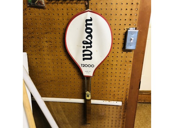 Wilson Tennis Racket With Cover (Garage Upstairs)