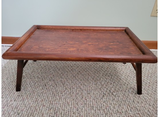 Wooden Tray Table ( Upstairs Bedroom)