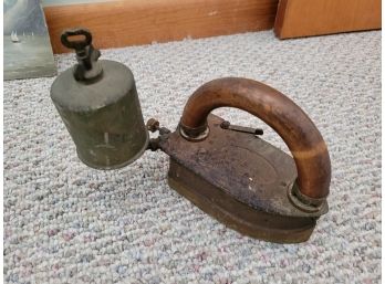 Vintage Steam Iron ( Upstairs Bedroom)
