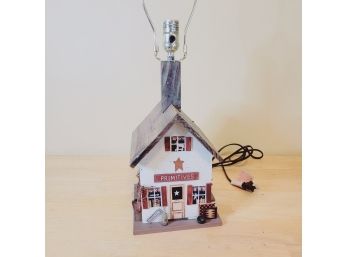 Hand Made Country Store Lamp