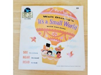 1968 Walt Disney World  'Its A Small World' Book And Record. Excellent Condition!