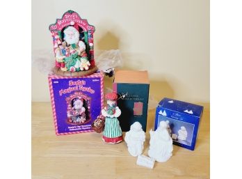 Kurt Adler Nativity, 1994 Christmas Collectible Mays Dept Store And Cherry Hill Santa Decoration