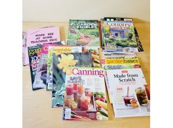 Canning, Gardening, Herbs Booklets Lot
