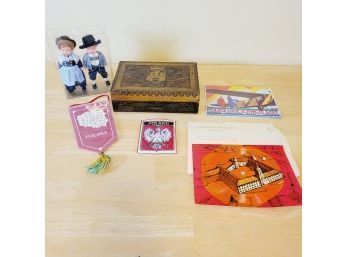 Items From Poland. Record, Dolls, Hand Carved Box And More!