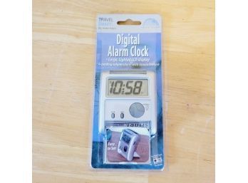 Travel Smart Digital Alarm Clock. New!