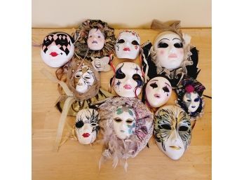 Lot Of Ceramic Masks