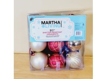 Martha Stewart Shatter Resistant Christmas Ornaments