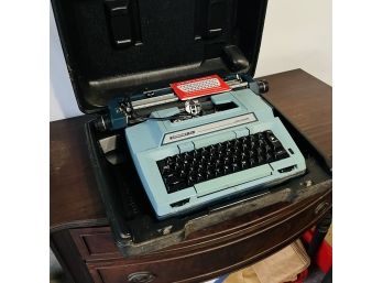 Smith-Corona Coronet XL Blue Typewriter Owned By Bertrice Small