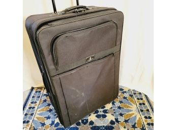 Large Black Atlantic Rolling Suitcase