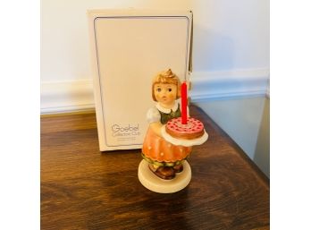 Vintage Hummel Figure With Box: Birthday Candle (LR)