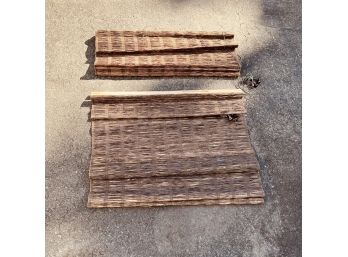 Set Of Two Insignia Natural Woods Bamboo Shades 33'x63.75'