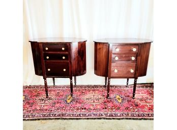 Set Of 2 Martha Washington Sewing Cabinets
