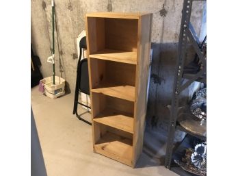 Unfinished Wood Bookcase (Basement)