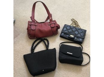 Handbag Assortment: Nine West, Talbots, Giani Bernini, Tignanello (Bedroom)
