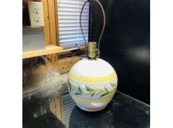 Vintage Stoneware Lamp (Basement)