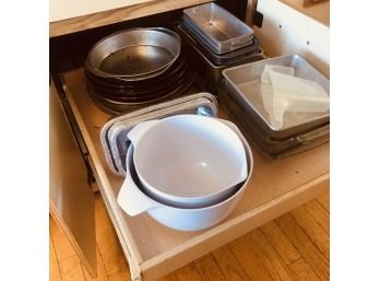 Kitchen Drawer Lot No. 5: Dansk Mixing Bowls, Loaf Pans And Other Bowls
